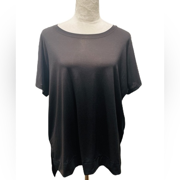 All In Motion Women Active Short Sleeve Slit Hem Top Large Size - Picture 4 of 15